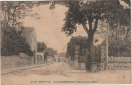 Val D 'oise : ARGENTEUIL : Rue  De  Cormeille Angle Du Bd De Calais - Argenteuil