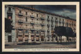 Cartolina Bari, Corso Cavour, Grand Hotel D`Oriente  - Bari