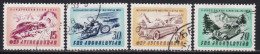 Yugoslavia 1953 Cars And Motorcycles In Belgrade Used - Usati