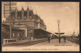 CPA Saint-Omer, La Gare Vue Des Quais, La Gare  - Saint Omer