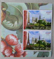 N-U-C Ge06-02 : Nations Unies Genève  - Notre-Dame De Paris, Les Quais De La Seine Et La Tour Eiffel Avec Bdf Illustré - Unused Stamps