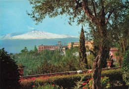 ITALIE - Taormina - Sicilia Pittoresca - L'Etna Visto Dal Giardino Pubblico - Carte Postale Ancienne - Other & Unclassified