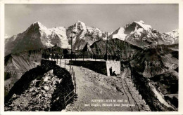 Niesen-Kulm Mit Eiger, Mönch Und Jungfrau (03225) * Karte Von 1939 * 16. 7. 1943 - Wimmis