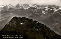 Niesen Kulm Mit Blick Gegen Die Berner Alpen (5323) * 3. 8. 1954 - Wimmis
