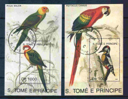 St Tome E Principe 1992 Birds S/S Y.T. BF 120/121 (0) - São Tomé Und Príncipe