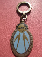 Automobile/ SIMCA /Syndicat Indépendant/Vintage /Simca 1500-1600/ COURTOIS /Bronze Nickelé  /Vers 1960-1970       POC795 - Key-rings