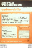 Revue Technique Automobile Datsun Cherry Renault 5 Alpine Peugeot J7   N°427 - Auto/Motorrad