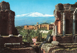 ITALIE - Taormina - Panorama Dell'Etna - Belle Vue - Colline De La Sicile - Piazza Duomo - Carte Postale - Other & Unclassified