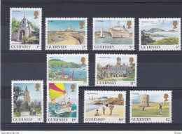 GUERNESEY 1985 VUES Yvert 327-336, Michel 325-334 NEUF** MNH Cote 12,50 Euros - Guernsey