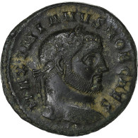 Galère, Follis, 296-297, Ticinum, Bronze, TTB+, RIC:32b - La Tetrarchia E Costantino I Il Grande (284 / 307)