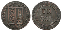 Genf Sol 1833  /2382 - Monedas Cantonales