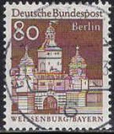 Berlin Poste Obl Yv:277 Mi:280 Ellinger Tor Weissenburg Bayern (Beau Cachet Rond) - Used Stamps