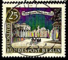 Berlin Poste Obl Yv:200 Mi:222 Potsdamer Platz Um 1825 (TB Cachet Rond) - Gebruikt