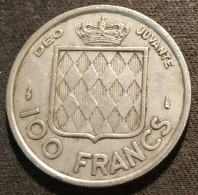 MONACO - 100 FRANCS 1956 - Rainier III - KM 134 - 1949-1956 Oude Frank