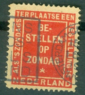 Pays Bas  Vignette  Bestellen Op Zontag    Ob  TB   - Used Stamps