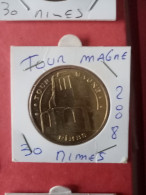 Médaille Touristique Monnaie De Paris 30 Nimes Tour Magne 2008 - 2008