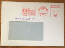 DDR, Geschäfts Brief EMA Stempel, "  OBERLAUSITZER TEXTILBETRIEBE - NEUGERSDORF " Wirtschaftsdrucksache - Franking Machines (EMA)