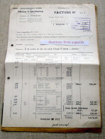 Hauts-Fourneaux De Differdange-St.Ingbert-Rumelange 1947 Facture & Lettre De Voiture & Taxes Transmission - Lussemburgo