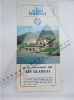 DEPLIANT TOURISTIQUE LE GRAND BORNAND HOTEL LES GlAIEULS HAUTE SAVOIE - Tourism Brochures