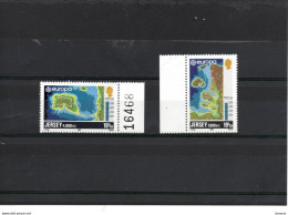 JERSEY 1982 EUROPA Yvert 274-275 NEUF** MNH Cote 2,50 Euros - Jersey