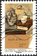 France Poste AA Obl Yv: 705 Mi:5338 Juan Gris Le Livre (Lign.Ondulées) (Thème) - Andere & Zonder Classificatie