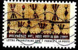France Poste AA Obl Yv: 514 Mi:5029I Polynésie Paris Musée Du Quai Branly (Lign.Ondulées) (Thème) - Textil