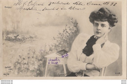 G30- ARTISTE  FEMME - FRAU - VERENA - PAR REUTLINGER A PARIS - (OBLITERATION DE 1903 - 2 SCANS) - Artistes