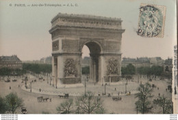 G15- 75) PARIS -  ARC DE TRIOMPHE - (EDITEUR J.L.C. - 2 SCANS)  - Triumphbogen