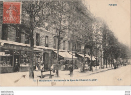 G10- 75) PARIS (XI°)  BOULEVARD VOLTAIRE A LA RUE CHARONNE - (PHARMACIE VOLTAIRE) - District 11