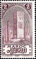 Maroc (Prot.Fr) Poste N* Yv: 64 Mi:22 Rabat Tour Hassan Taille-douce (Trace De Charnière) - Unused Stamps