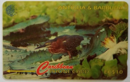Antigua And Barbuda EC$10 GPT 104CATB - Green Backed Heron - Antigua En Barbuda