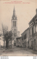 H28-81) VILLEFRANCHE D'ALBIGEOIS (TARN)  PLACE DE L'EGLISE - (2 SCANS) - Villefranche D'Albigeois