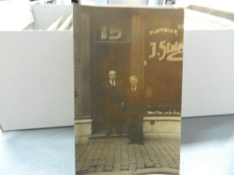 MONS:PHOTO CARTE DE LA FAMILLE STALPORT PLOMBIER RUE D'HAVRE - Mons