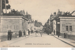 J20-21) AUXONNE - PORTE DE FRANCE  AVEC SES CANONS - (2 SCANS) - Auxonne