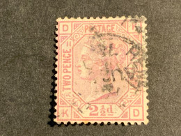 1873 Queen Victoria 2 1/2d Rosy Mauve Plate 11 Used (S 934) - Gebruikt