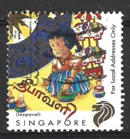 SINGAPOUR. N°895 Oblitéré De 1998. Divali. - Induismo