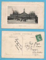 CARTE  POSTALE ANCIENNE DE ROUBAIX - LA GARE - VUE ANIMÉE - Roubaix