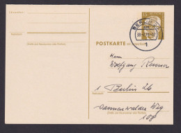 Briefmarken Berlin Ganzsache Heinemann P 87 Frage & Antwort Kat.-Wert 27,50 - Cartes Postales - Oblitérées