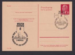 Briefmarken DDR Ganzsache P 64 II Wolfen Bitterfeld 10 Jahre BAG Philatelie - Cartoline - Usati