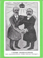 POLITIQUE SATIRIQUE - L'accord Franco-Allemand - DELCASSE Et CAILLAUD - Satirical