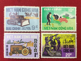 Stamps Vietnam South (Edification Rural- 26/1/1968) -GOOD Stamps- 1 Set/4pcs - Viêt-Nam
