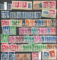 Germany Allied Occupation - BIZONE Buildings Issue + Notopfer  - Small Lot Of Used Wuth Variety, Both Perforations, Etc - Collections