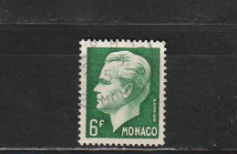 Monaco YT 365 Obl : Prince Rainier III - 1951 - Oblitérés