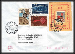 72894 Porte Timbres Breiz Bretagne Coq 1331A Le Meux Oise 1984 Lettre Cover France - 1962-1965 Coq De Decaris