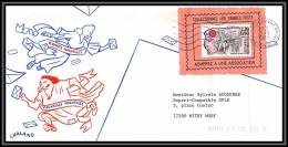 73598 Porte Timbres Collectionnez Les Timbres Bicentenaire De La Révolution 1989 Lettre Cover France  - French Revolution