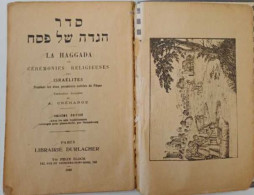 La Haggada Ou Cérémonies Religieuses Des Israélites Pendant Les Deux Premières Soirées De Paque - Religión