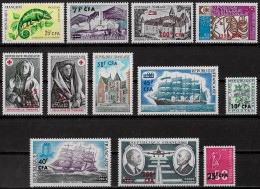 LA REUNION - 12 VALEURS - NEUF** MNH - Unused Stamps