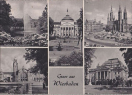 52496 - Wiesbaden - U.a. Marktplatz - 1959 - Wiesbaden