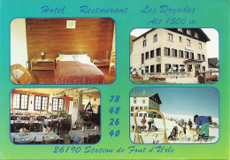 *CPM - 26 - FONT D'URLE - Hôtel Restaurant Les Dryades - Multivues - Andere & Zonder Classificatie