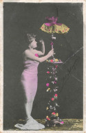 FANTAISIES - Femme - Robe - Colorisé - Carte Postale Ancienne - Women